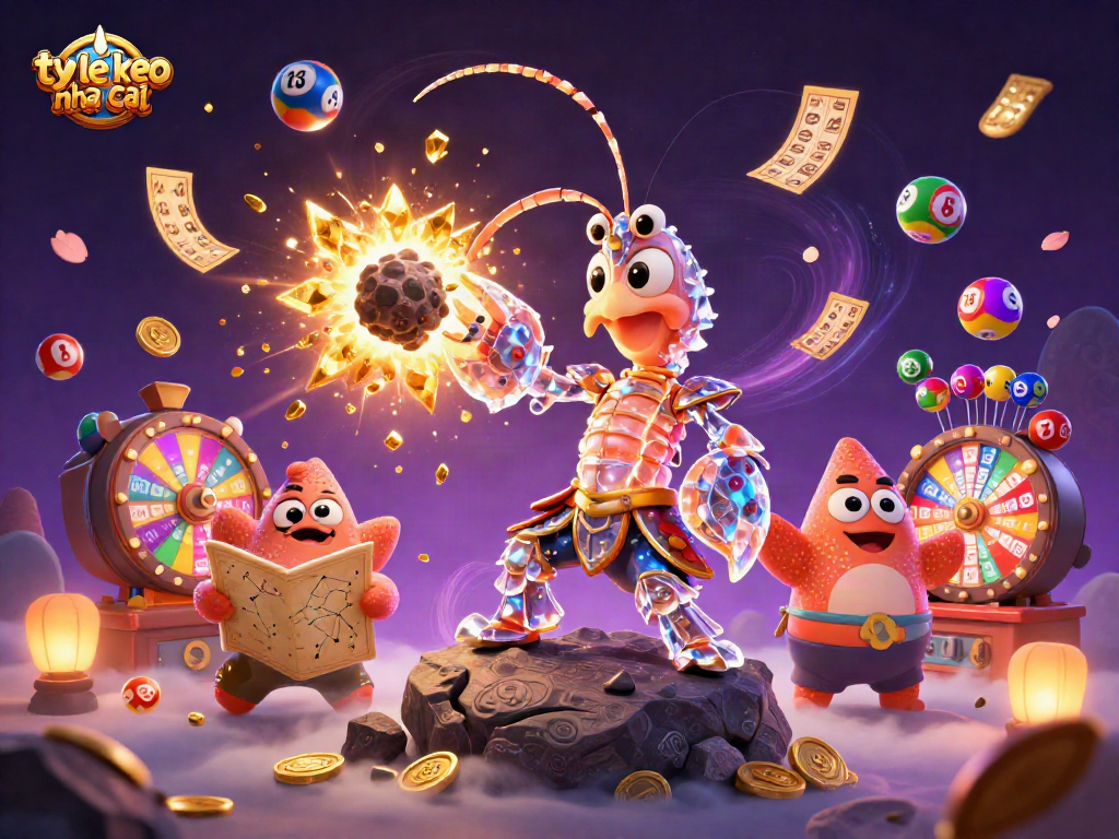 Engage with ty le keo nha cai through vibrant gaming elements and thrilling visuals in this dynamic casino scene.