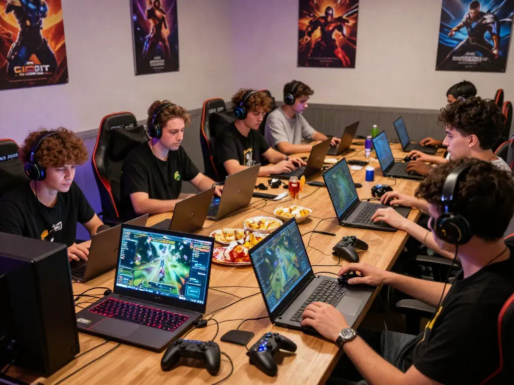 rokok88 login players immersed in an energetic online gaming competition