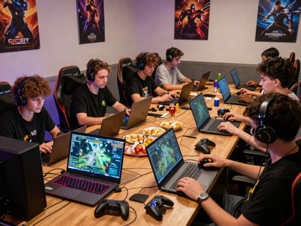 rokok88 login players immersed in an energetic online gaming competition