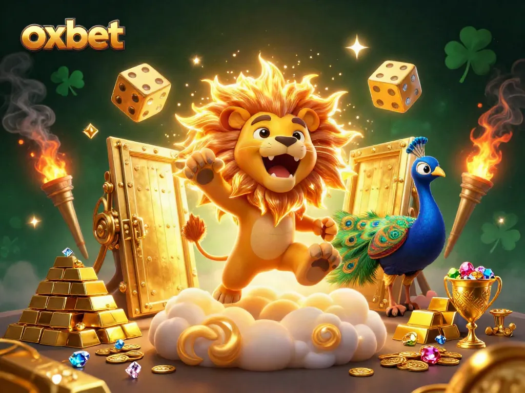 Experience the thrilling world of oxbet with vibrant visuals of casino excitement and rewards.