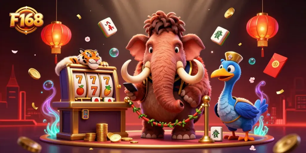 Experience vibrant casino action with F168’s lively bouncer and dynamic game elements.