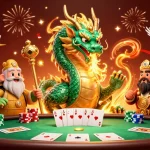 Engage with the casino instant payout no deposit bonus featuring a vibrant dragon and lucky symbols.